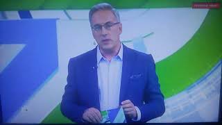 Появление часов НТВ во время показа "Место встречи" (НТВ, 01.10.2019)