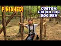 Finally finished diy 30x30 dog fence  work couple builds tiny house homesteading offgrid rv 