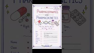 Pharmacodynamics &amp; Pharmacokinetics Notes in Hindi+English|BSc Nursing Pharmacology|Easy Explanation