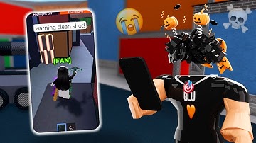 REACTING to MM2 Aim Trainer VIDEOS AGAIN.. 😭