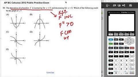 AP BC Calculus 2012 Multiple-Choice 88