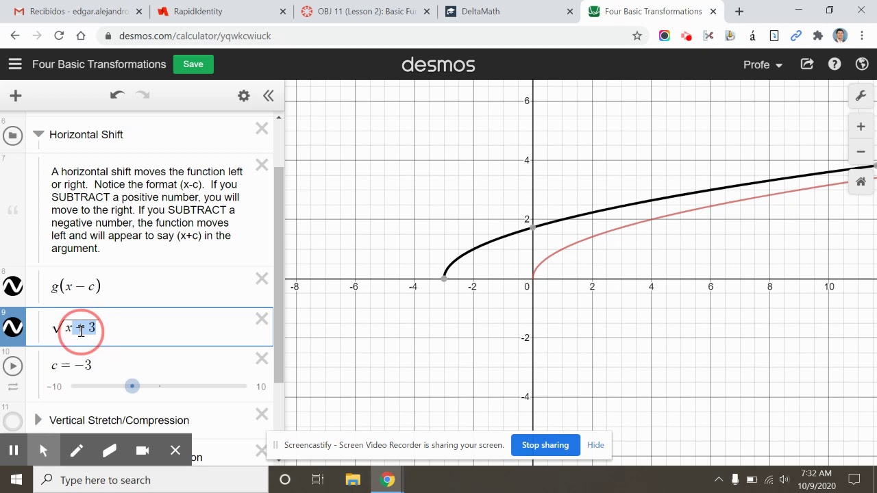 Basic Function Transformations (M3MEO11) - YouTube