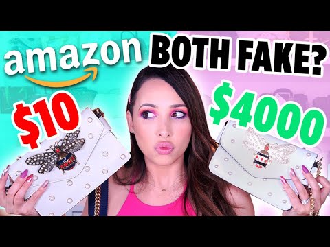 I BOUGHT A GUCCI BAG FOR $20 ON AMAZON - AMAZON DESIGNER DUPES (FAKE GUCCI, LOUIS VUITTON) | Mar ...