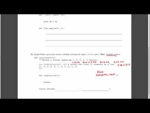 [CS61A - Sp15] Final Fall 2014 - Problem 4b
