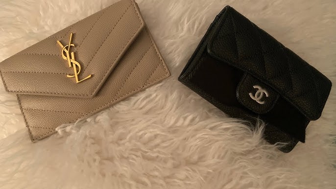 YSL CARD HOLDER UNBOXING: TWO COLORS (FOG & NUDE BEIGE) 