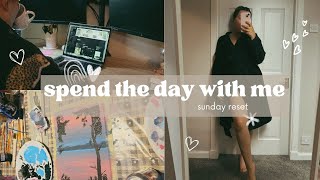 SPEND THE DAY WITH ME | paint and sip, Sunday reset & evening skincare routine
