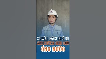 Mách bạn cách đi ống nước xuyên dầm móng mà không ảnh hưởng đến nhà #bietthu #xaydung #shorts #xh