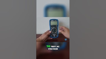Multimeter Tutorial: Connect Probes and Test DC/AC Voltage! #shorts - Paradigm Cooling