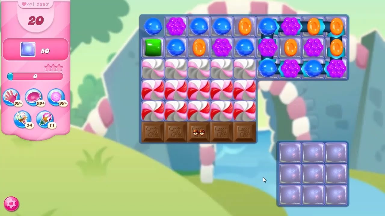 Candy Crush Saga LEVEL 1257 NO BOOSTERS