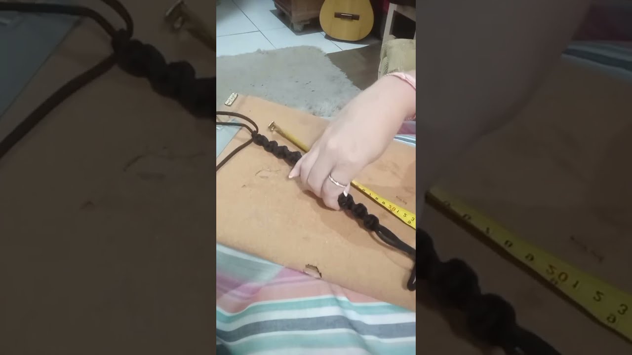 AO VIVO: Pulseira Masculina de Macramê Super Vendável 💰 Ideal para Renda Extra #macrame #tutorial