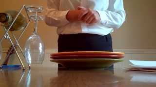 How To Carry 3 Plates At Once - Tips For New Waiters And Waitresses