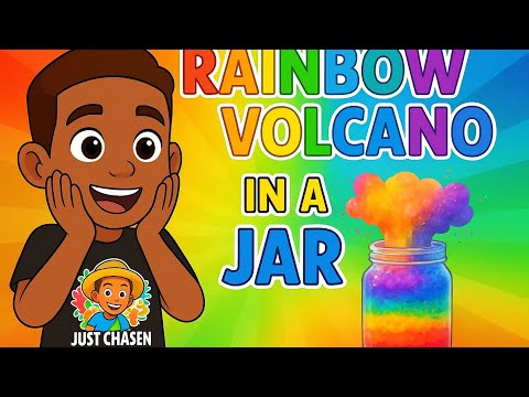 🌈💥 Rainbow Explosion in a Jar! (Easy Science Experiment)