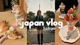 COZY JAPAN VLOG 🍜 moving here at 24, exploring tokyo, shiba cafe, food, & shopping