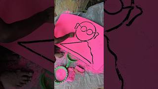 2 October easy and simple art tricks Drawing with Number 2 #shorts #art