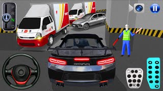 New Camero car Stuck in Parking Garage - 3D Driving Class 2026 - 3D Driving Class - Car Game screenshot 1