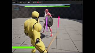 AI Strafing and Dash Attack Test