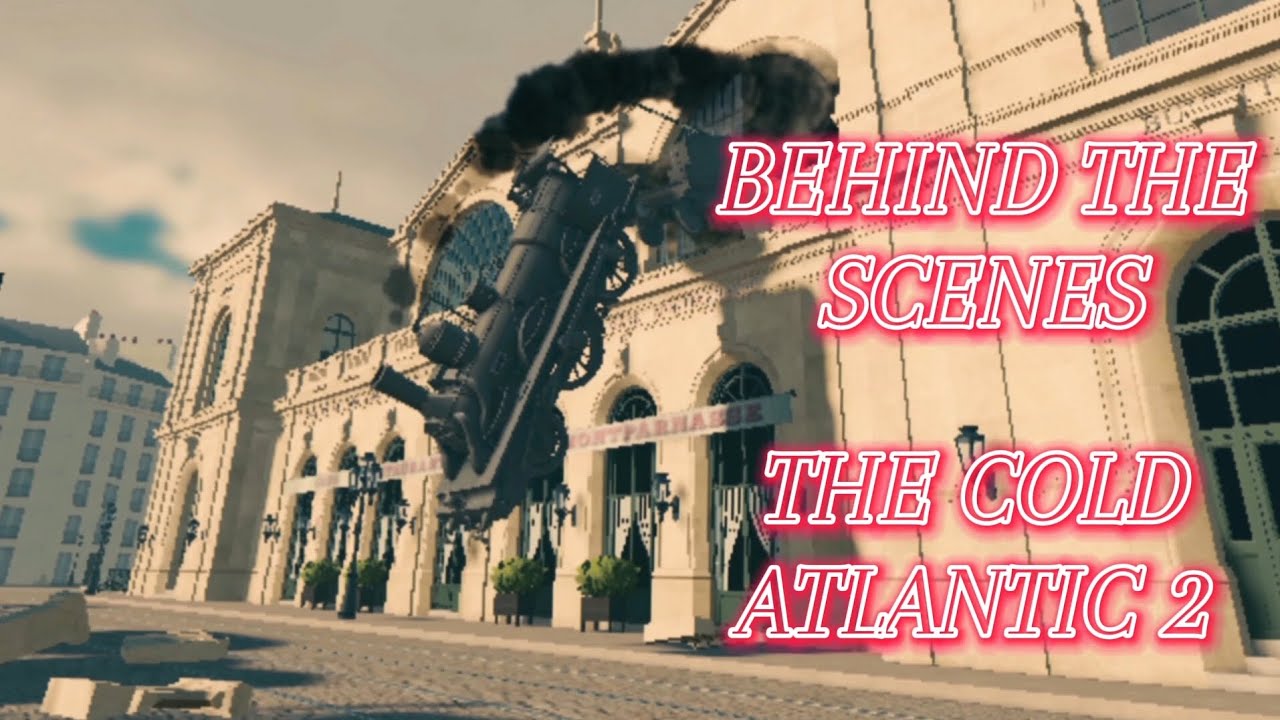 BEHIND THE SCENES THE COLD ATLANTIC 2 TRAIN CRASH SCENE