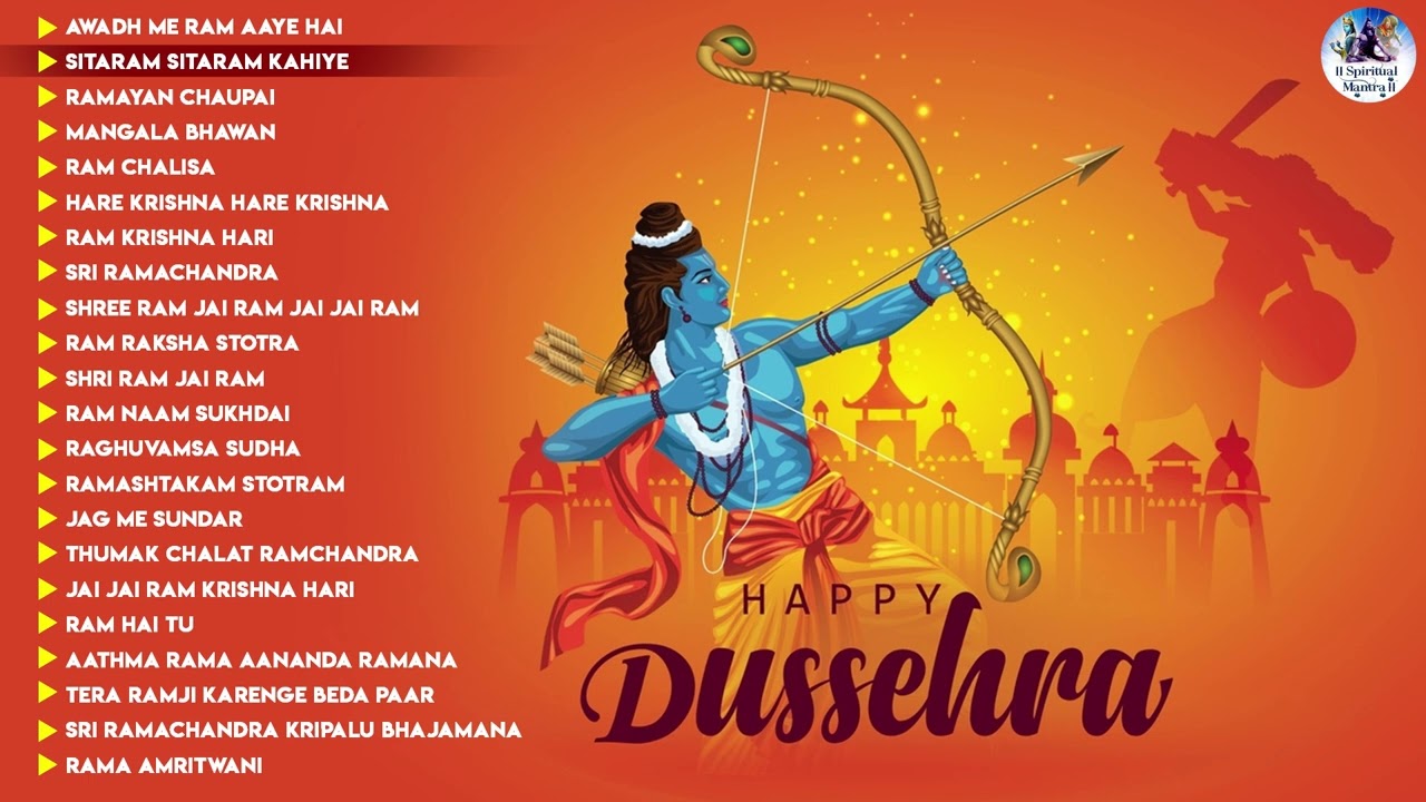 TOP 22 Shri Ram Bhajans  Nonstop Shree Ram Song Bhakti Songs  Dussehra Vijayadashami Bhajan