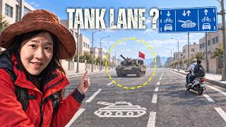 This Chinese City Has a Tank Only Lane?! (Near Mongolia) 🇨🇳🇲🇳｜China Motorcycle Tour (#32)