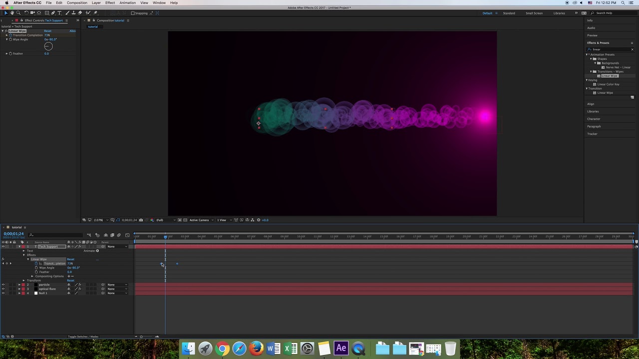 Jade Li – Particle Trail and Wiping Text in Adobe After Effects - YouTube