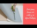 Truco para forrar con vinilo y no dejar burbujas | BRICOYDECO BRICOLAJE DECORACION