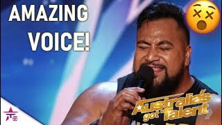 Eddie Williams: Strongest Man On Earth SHOCKS With A Singing Audition!😱| Australia's Got Talent 2019