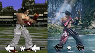 Evolution Of Back Dash In Tekken