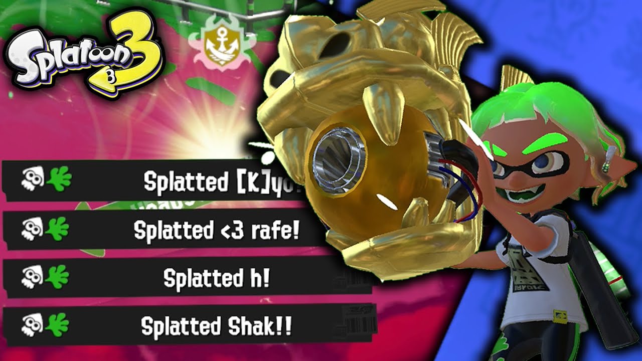 1 на 4 RAINMAKER QUAD против профессиональных игроков Splatoon