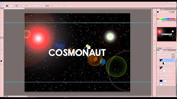 libGDX Jam - Life In Space - Logo conception of the game "Cosmonaut"