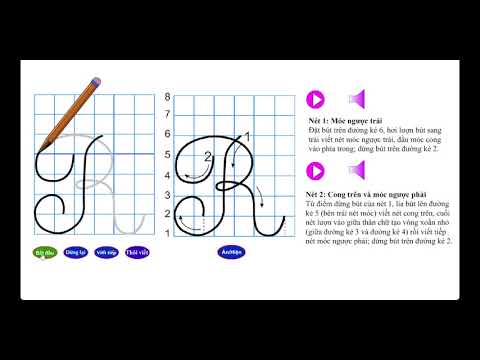 Video TẬP VIẾT CHỮ R HOA | TẬP VIẾT CHỮ VIỆT - YouTube