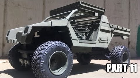 Turning a GI Joe VAMP into a custom RC creation part 11