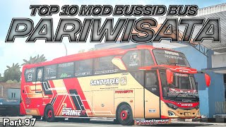 PALING KEREN FULL ACC STROBO & CORTAS😋👻‼️ TOP 10 MOD BUS PARIWISATA Part.97 TERBARU | MOD BUSSID screenshot 1