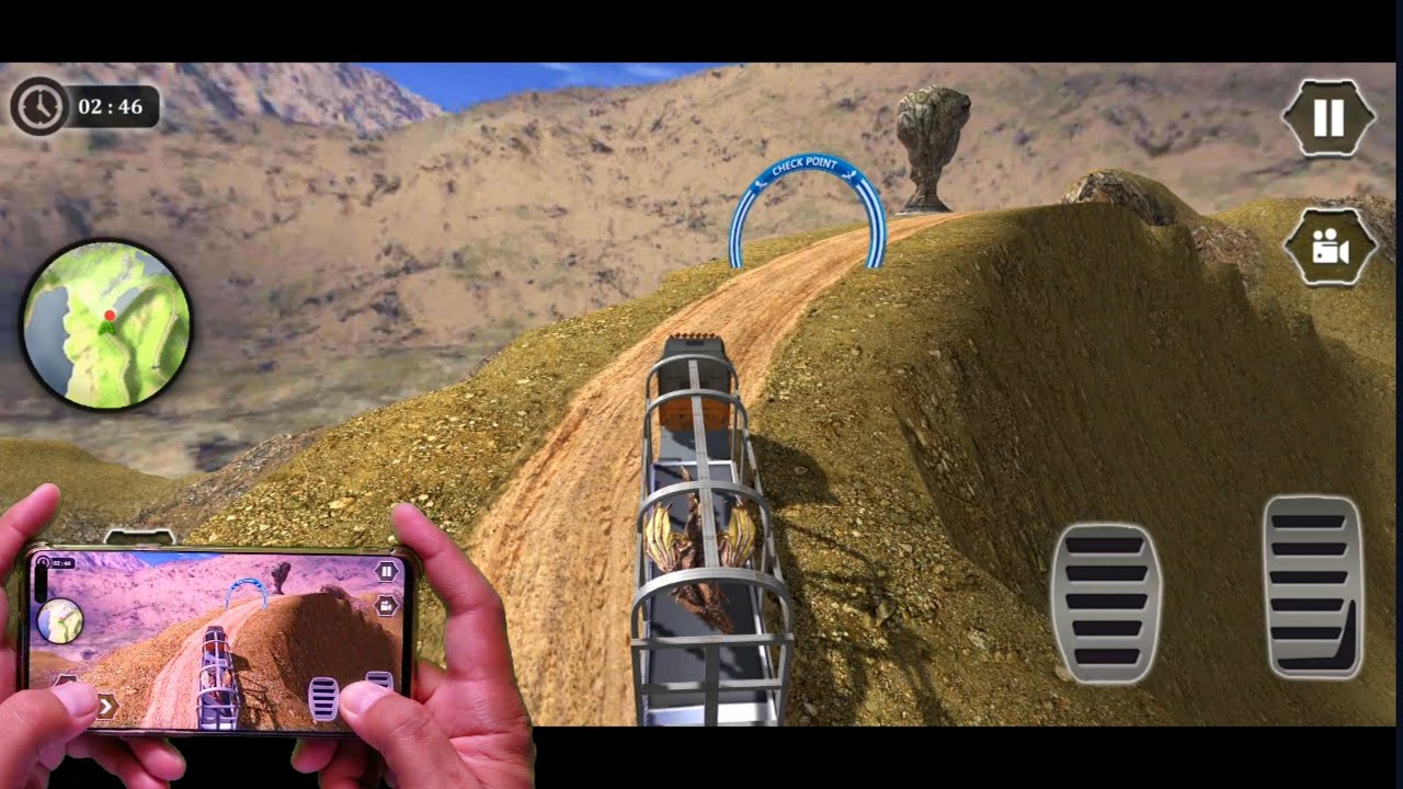 Dragon Transport truck driving simulation - Android Handcam Gameplay 2022