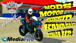 MODS Motor Bussid|Kawasaki Ninja H2|Mod Moge Bussid|Mod Ninja H2 BUSSID|MOD TERBARU BUSSID