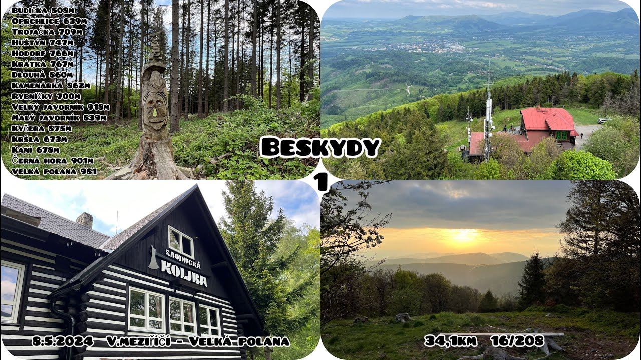 Moravskoslezské Beskydy 1  (8.5.2024)