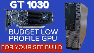 GT 1030 Budget Low Profile GPU