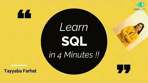 Learn SQL in 4 minutes - SQL for Beginners