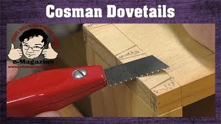 FINALLY A better way to cut dovetails by hand! (Cosman's Tips and Tricks)