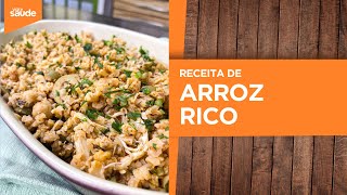 Receita: Arroz rico (22/04/24)