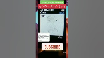 jazz key sim pay double number kasay latay hy #tech #technicallearner #tips