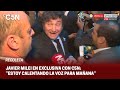 Javier milei habl en exclusiva con c5n sobre su show en el luna park  pedro snchez y misiones