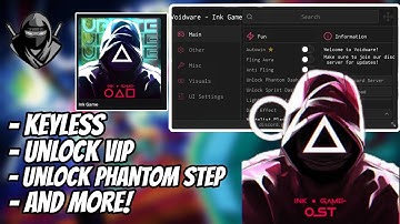 🚀 Ink Game Script Showcase (Voidware) | Unlock Phantom Step, VIP, Lightning God & More OP Features