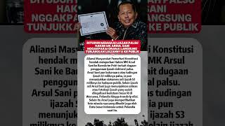 Hakim Konstitusi Bantah Isu Ijazah Asli Ditunjukkan Di Depan Publik