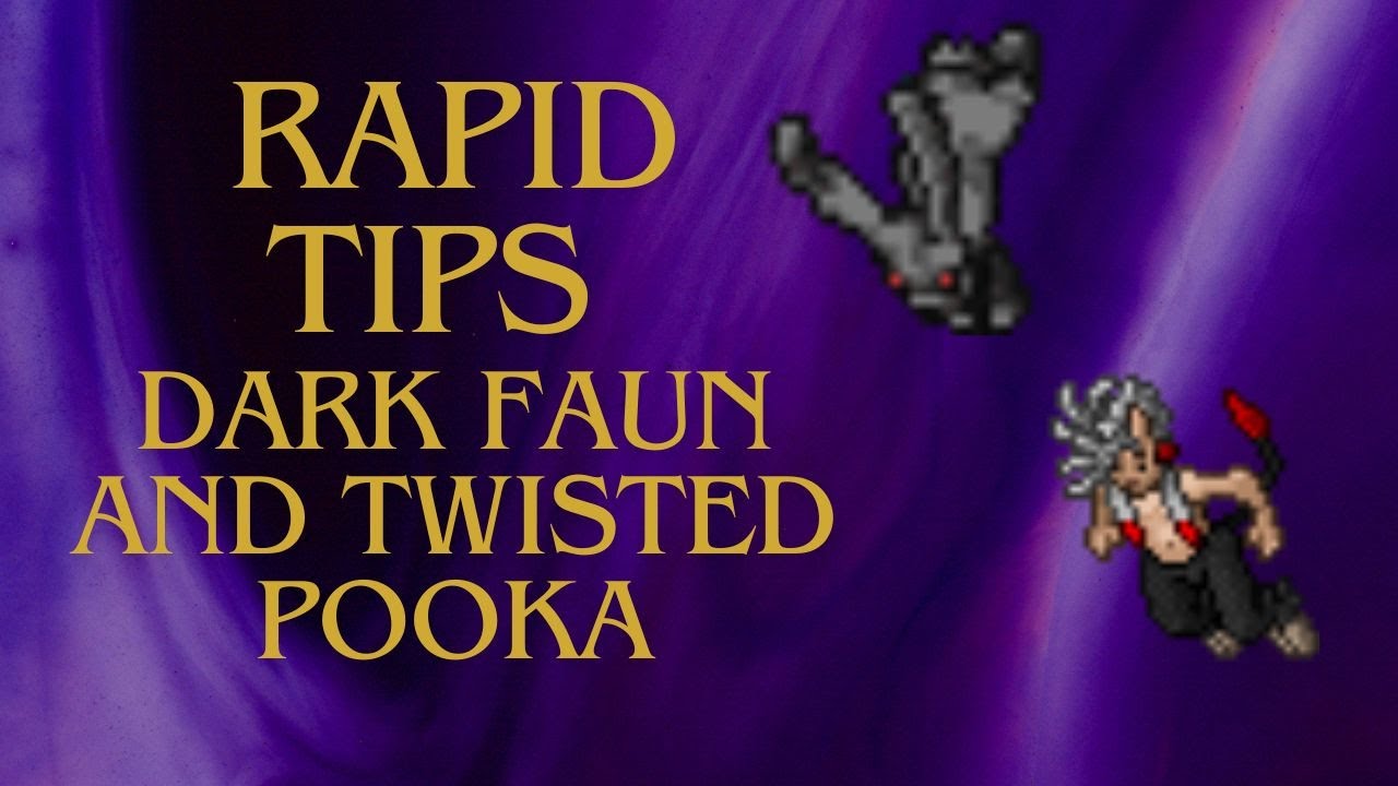 TIBIA PORADNIK RAPID RESPAWN. TWISTED POOKA i DARK FAUN. Pomysł na ...