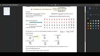 Set Notation with Probability