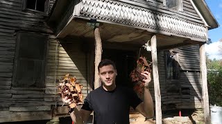 Fall Work At 4x Grandmother's 1895 Mountain Farm Home