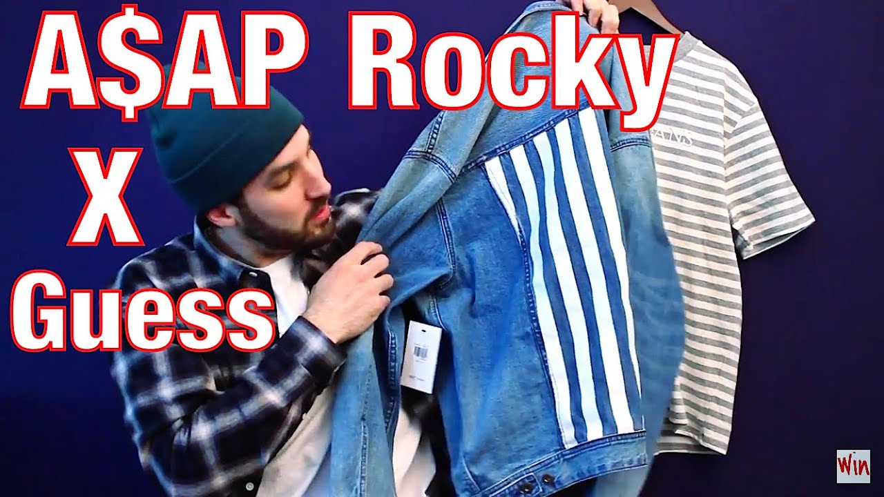 guess asap rocky jean jacket