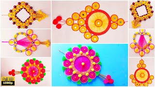 door hanging decoration ideas easy | bangles craft easy | door hanging making with wool | wall decor