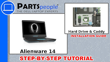 Dell Alienware 14 R1 (P39G001) Hard Drive & Caddy How-To Video Tutorial