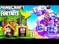 BAZA VS FORTNITE TSUNAMI - MINECRAFT TSUNAMI CHALLENGE | Vito vs Bella